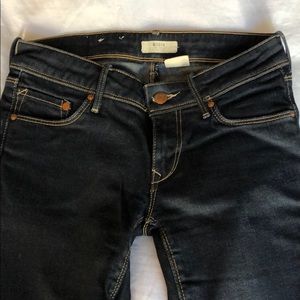 H&M &sqin blue denim slim leg jeans